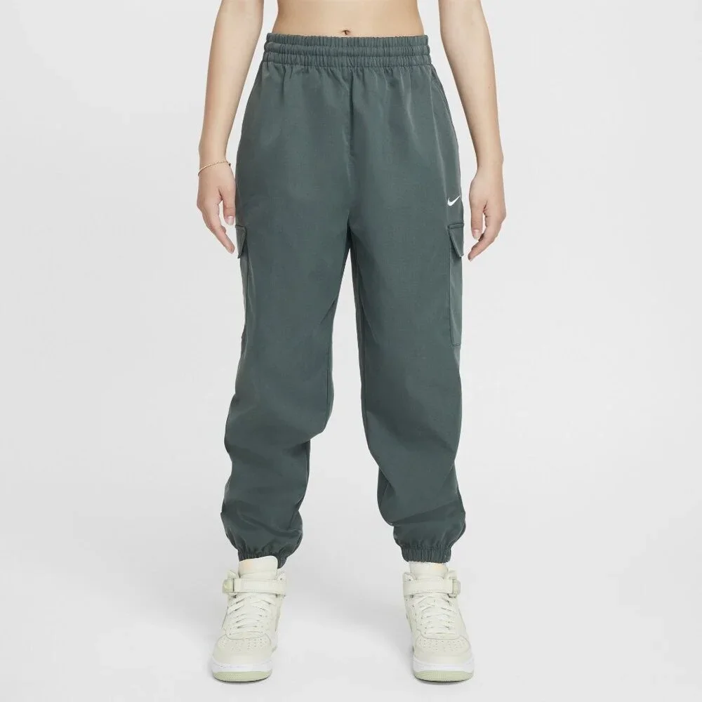 Kids Nike Sportswear Cargo Pants Large Vintage Green/White - Picture 2 of 5